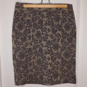 Lace pencil skirt Sz 8 from the Mad Men Collection Banana Republic